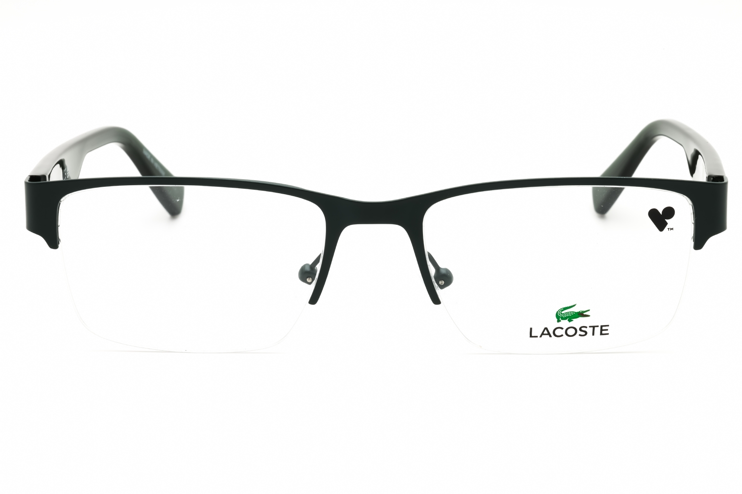 Lacoste L2299N - Matte Green, Metal, Rectangle frame