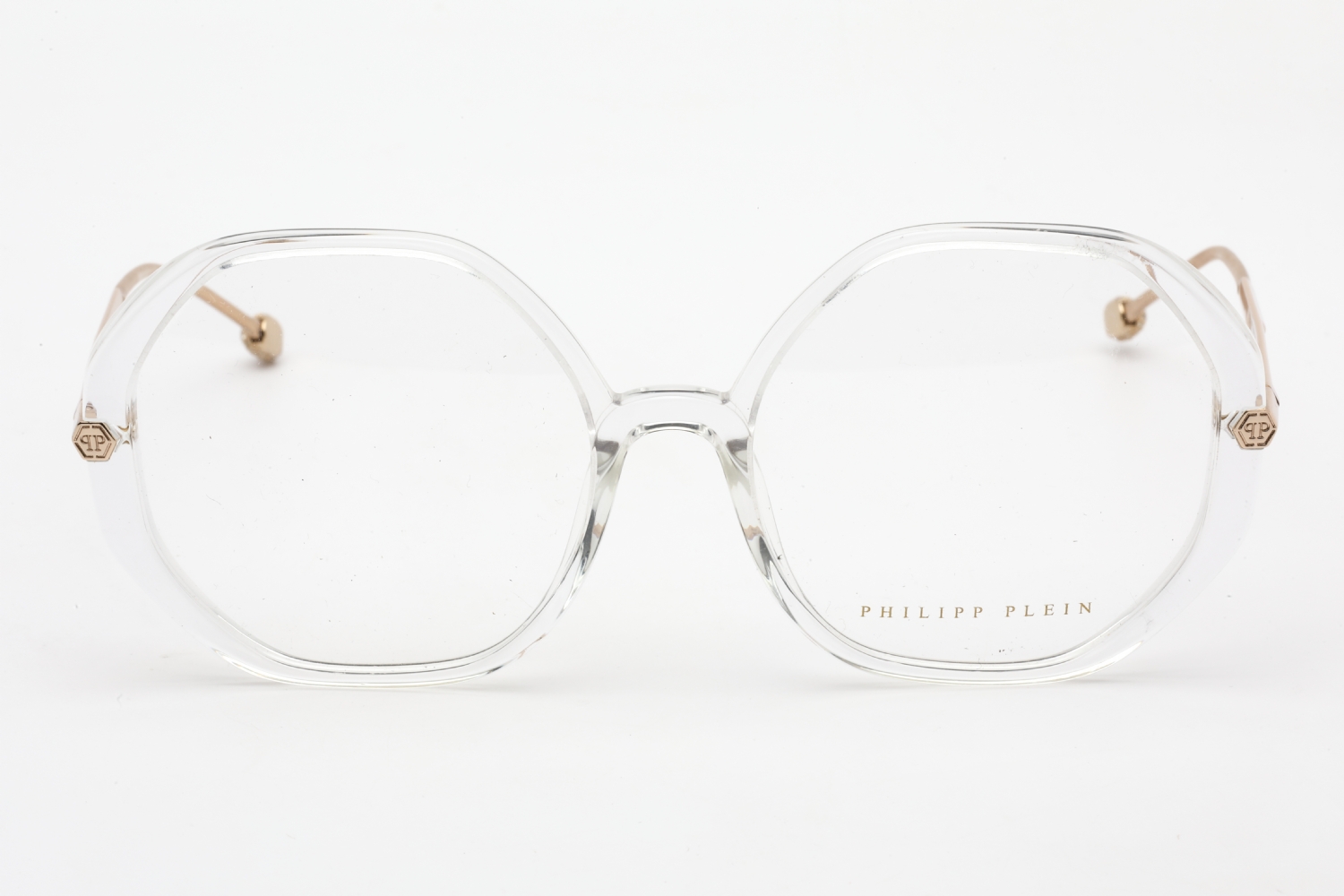 Philipp Plein VPP053S - Shiny Crystal, Metal, Rectangle frame