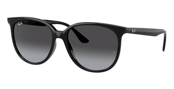 Ray-Ban RB4378 - Black, Acetate, Round frame