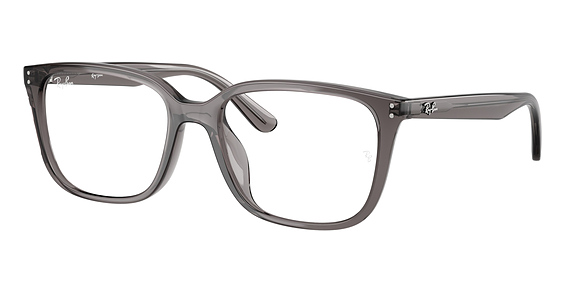 Ray-Ban RX7248D - Transparent Opal Grey, Acetate, Oval frame