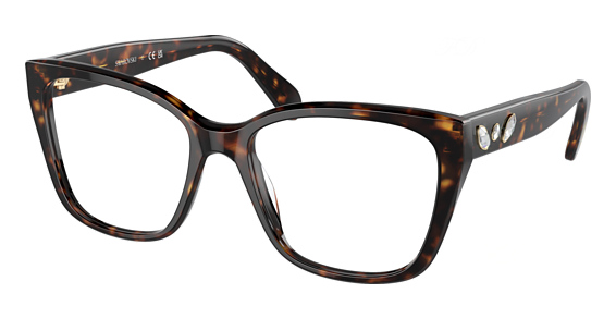 Swarovski SK2008 - Havana, Plastic, Cat Eye frame