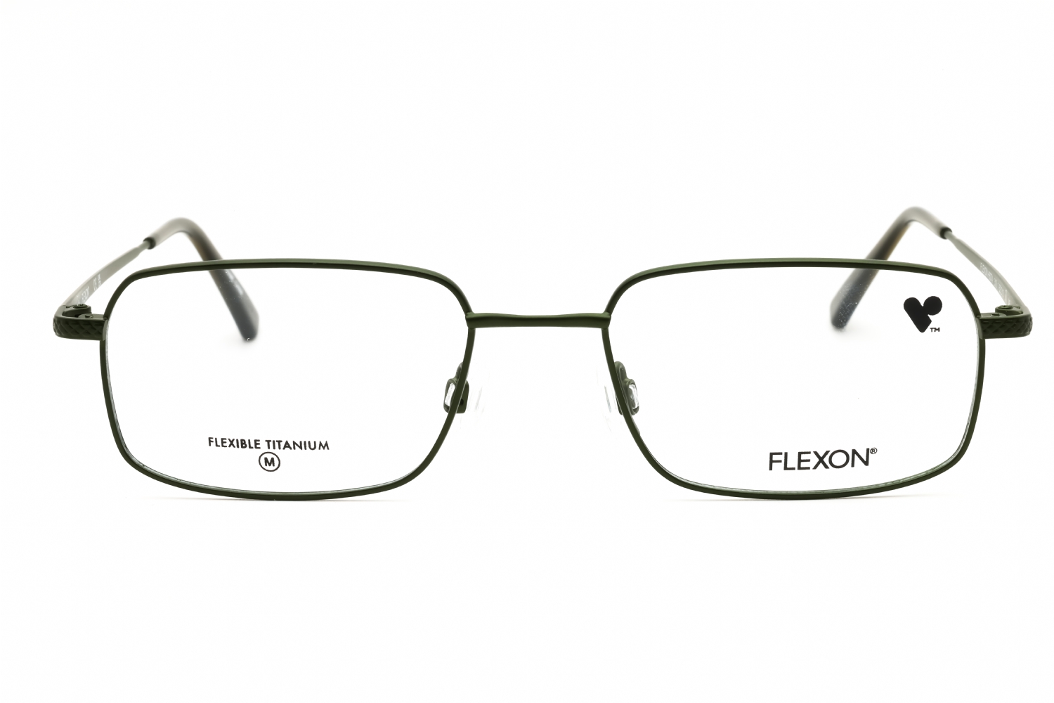 Flexon FLEXON H6074 - Satin Olive, Metal, Rectangle frame