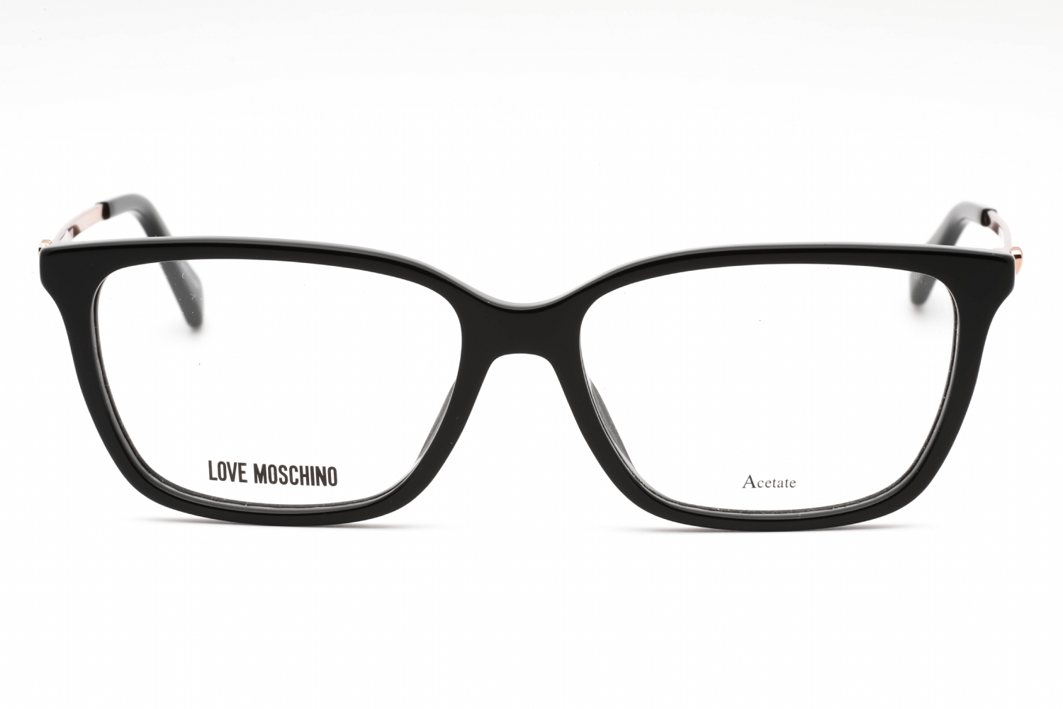 Moschino MOL550 - Black, Plastic, Rectangle frame