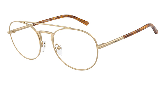 Emporio Armani EA1178 - Matte Pale Gold, Metal, Aviator frame