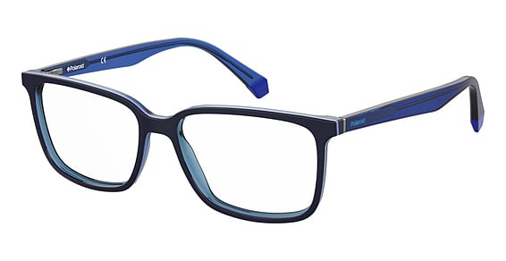 Polaroid PLD D394 - Blue Azure, Acetate, Rectangle frame