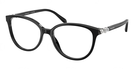Swarovski SK2070F - Black, Plastic, Mixed Shapes frame