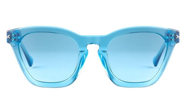 KITS Carly Sun - Blue Transparent, Acetate, Cat Eye frame