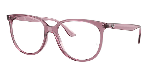 Ray-Ban RX4378V - Opal Light Violet, Acetate, Round frame