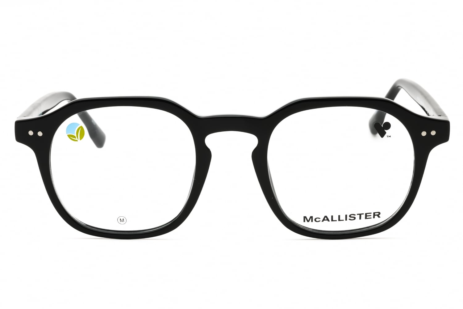 McAllister MC4535 - Black, Acetate, Round frame