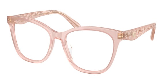 COACH HC6256U - Milky Pink, Plastic, Cat Eye frame
