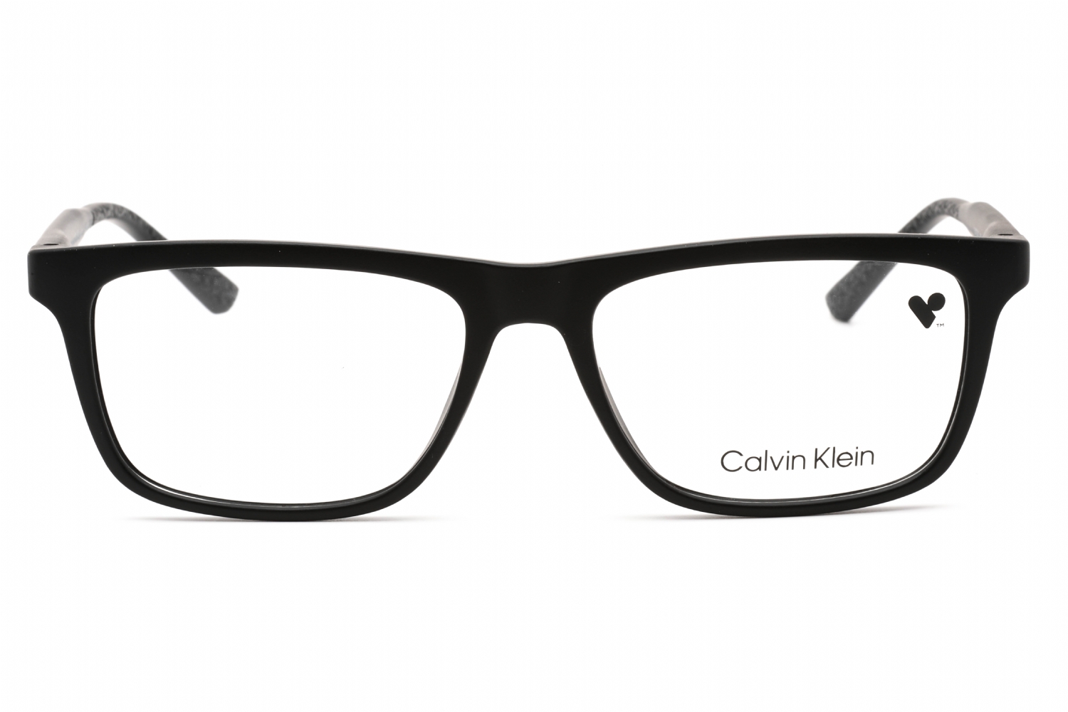 Calvin Klein CK22547 - Matte Black, Plastic, Rectangle frame