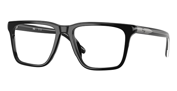 Diesel DL4018U - Solid Black, Plastic, Mixed Shapes frame