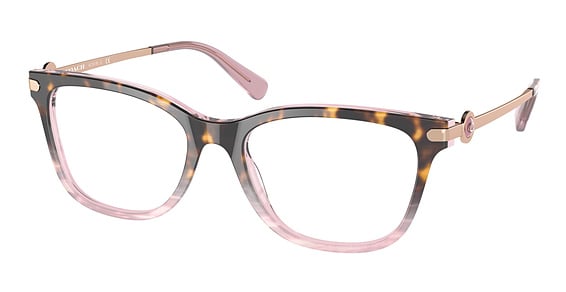 COACH HC6176 - Rose Tortoise Gradient, Plastic, Oval frame