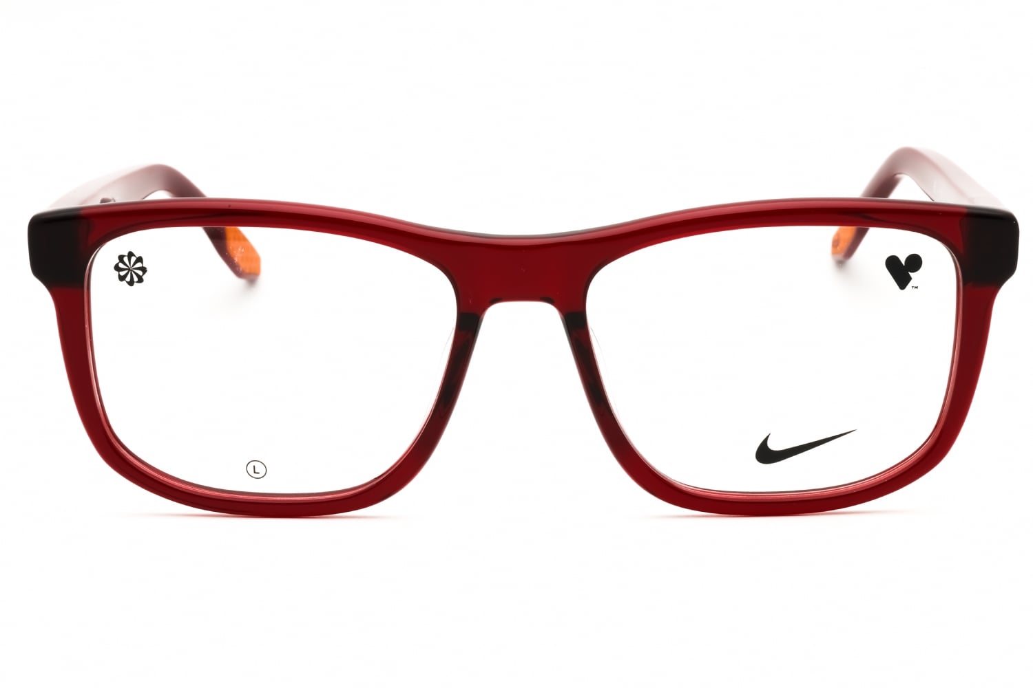 Nike NIKE 7163LB - Crystal Bordeaux, Acetate, Rectangle frame