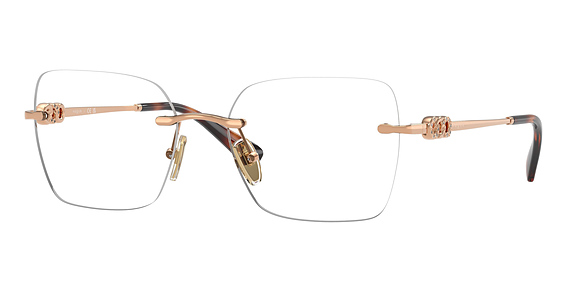 Vogue VO4320B - Rose Gold, Metal, Rectangle frame