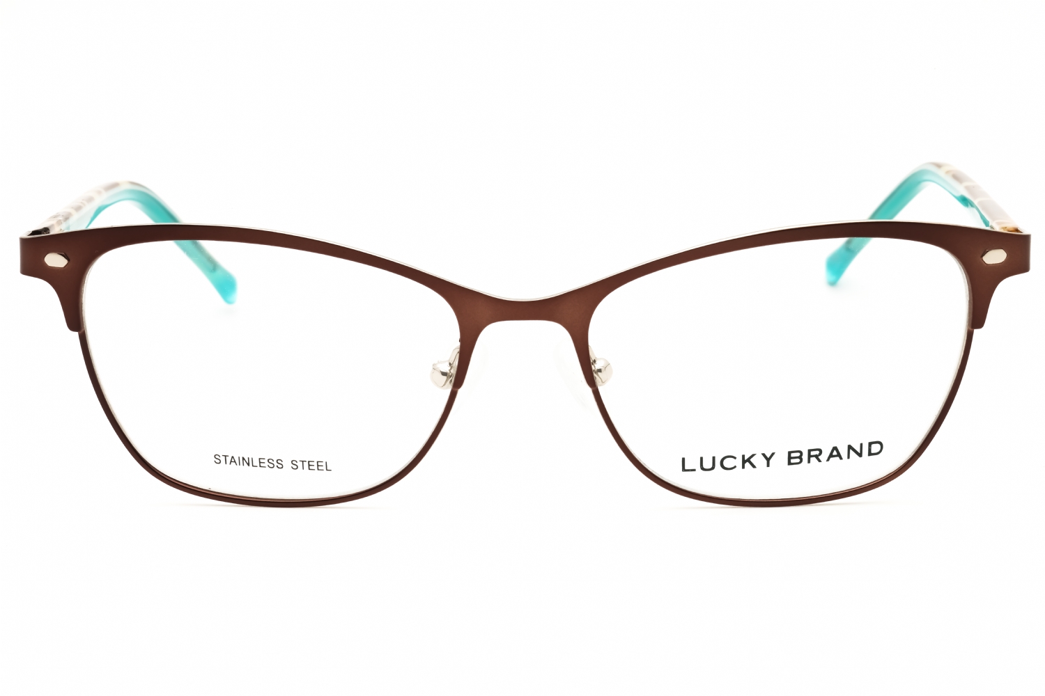 Lucky Brand D120 - Brown, Metal, Cat Eye frame