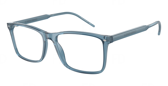 Giorgio Armani AR7258 - Trasparent Blue, Plastic, Rectangle frame