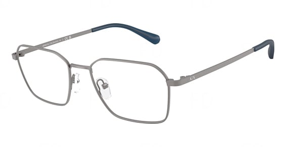 Armani Exchange AX1079 - Matte Gunmetal, Metal, Mixed Shapes frame