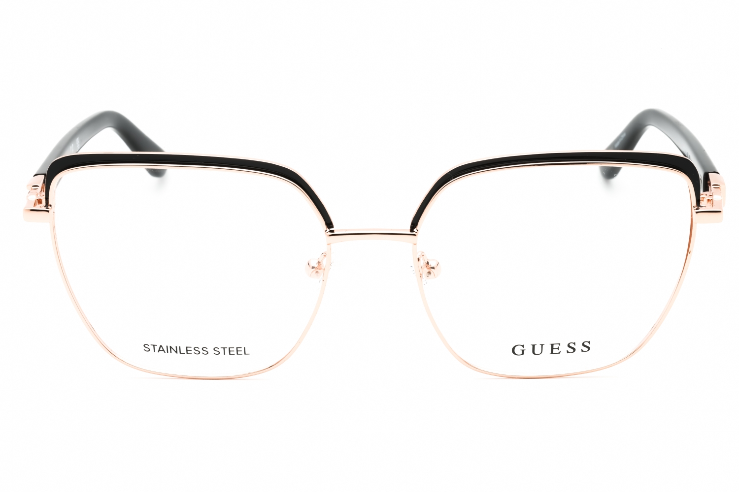 Guess GU2983 - Shiny Black, Metal, Rectangle frame