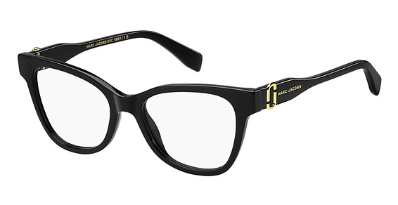 Marc Jacobs Marc 767 - Black, Acetate, Rectangle frame