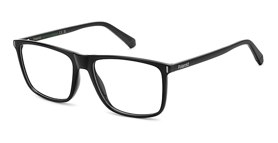 Polaroid PLD D536 - Black, Plastic, Rectangle frame