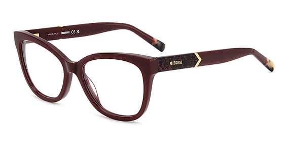 Missoni MIS 0190 - Burgundy, Acetate, Rectangle frame