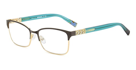Missoni MIS 0213 - Brown Gold, Stainless Steel, Rectangle frame