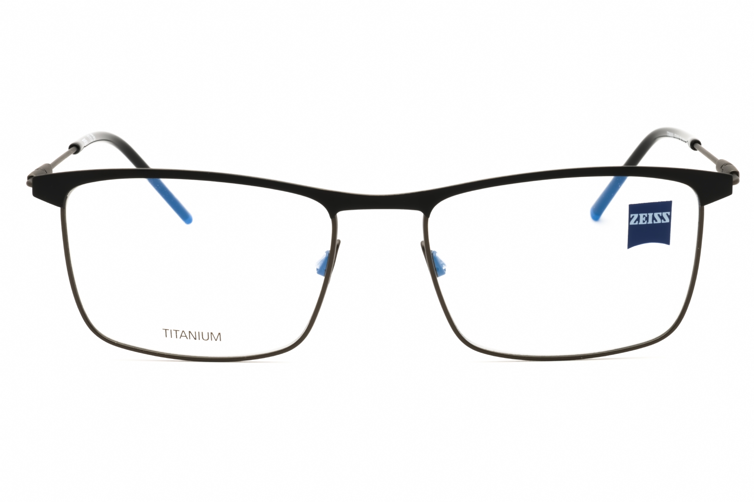 Zeiss ZS22102 - Matte Black, Titanium, Rectangle frame