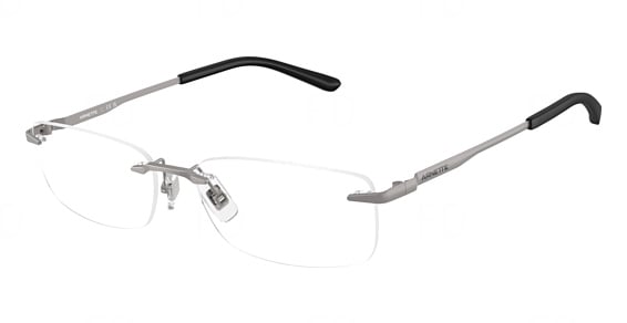 Arnette AN6150 CORNERCUT - Matte Gunmetal, Metal, Oval frame