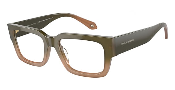 Giorgio Armani AR7243U - Gradient Green, Plastic, Rectangle frame