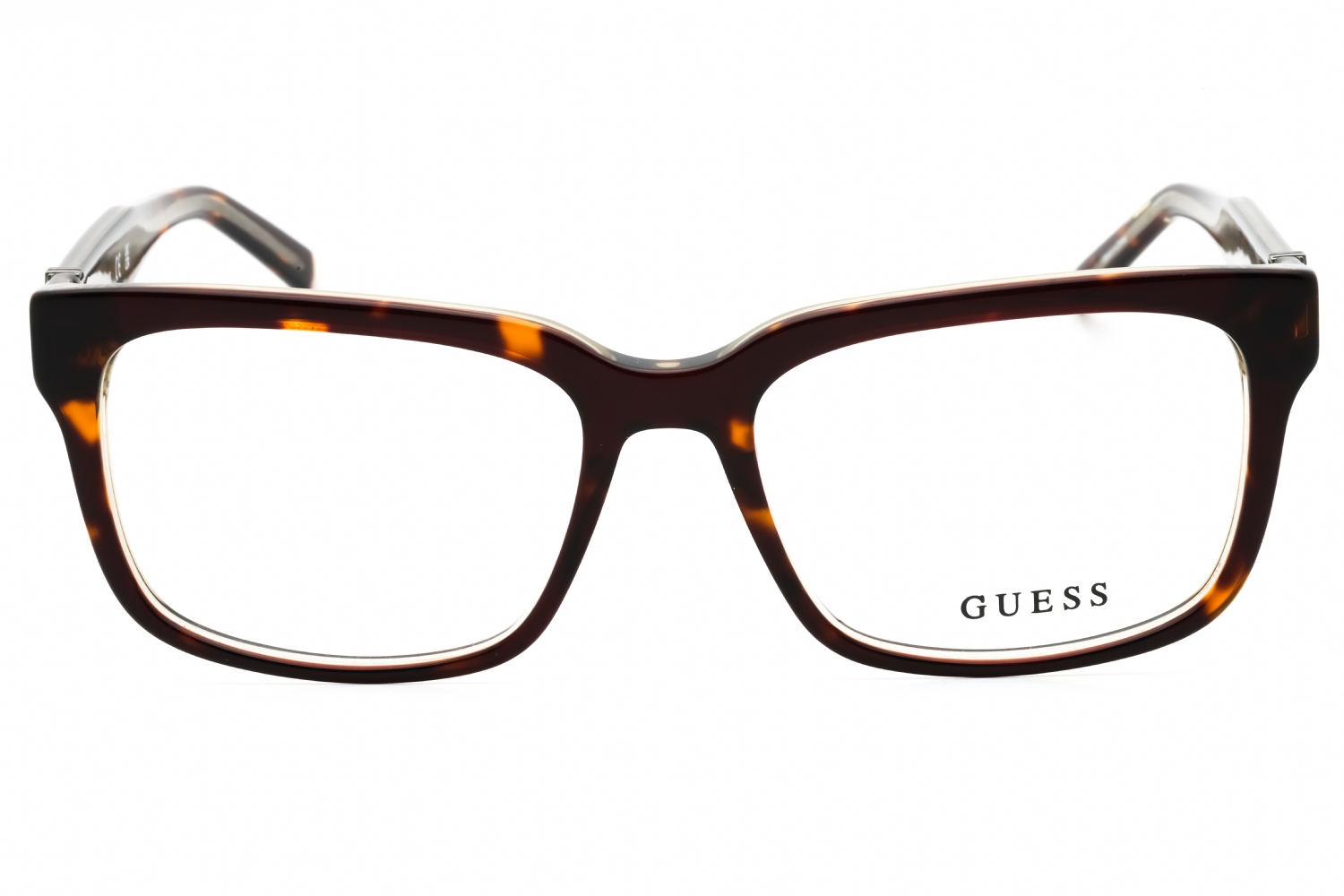 Guess GU50084 - Dark Havana, Acetate, Rectangle frame