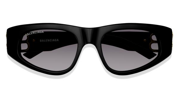 Balenciaga BB0095S - Black, Acetate, Cat Eye frame