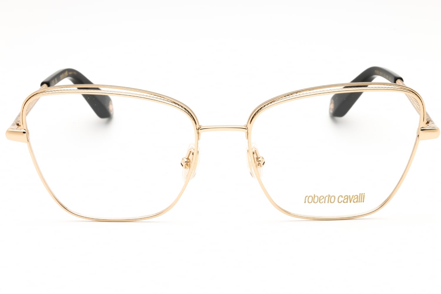 Roberto Cavalli VRC069 - Shiny Rose Gold, Metal, Cat Eye frame