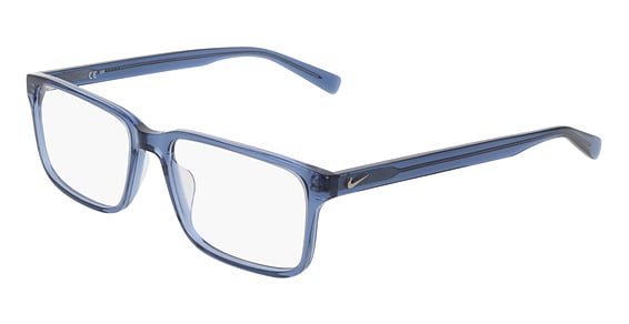 Nike NIKE 1001 - Denim, Plastic, Rectangle frame