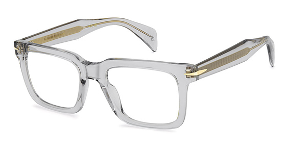 David Beckham DB 1237/US - Grey, Acetate, Rectangle frame