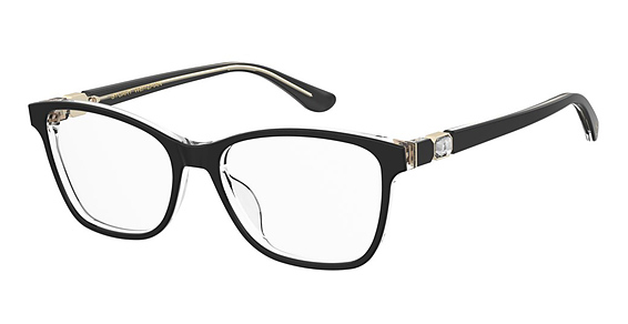 Stuart Weitzman WZN 1012 - Black, Acetate, Rectangle frame