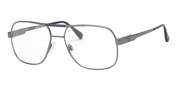 Elasta E 3022/P - Matte Dark Ruthenium, Metal, Rectangle frame