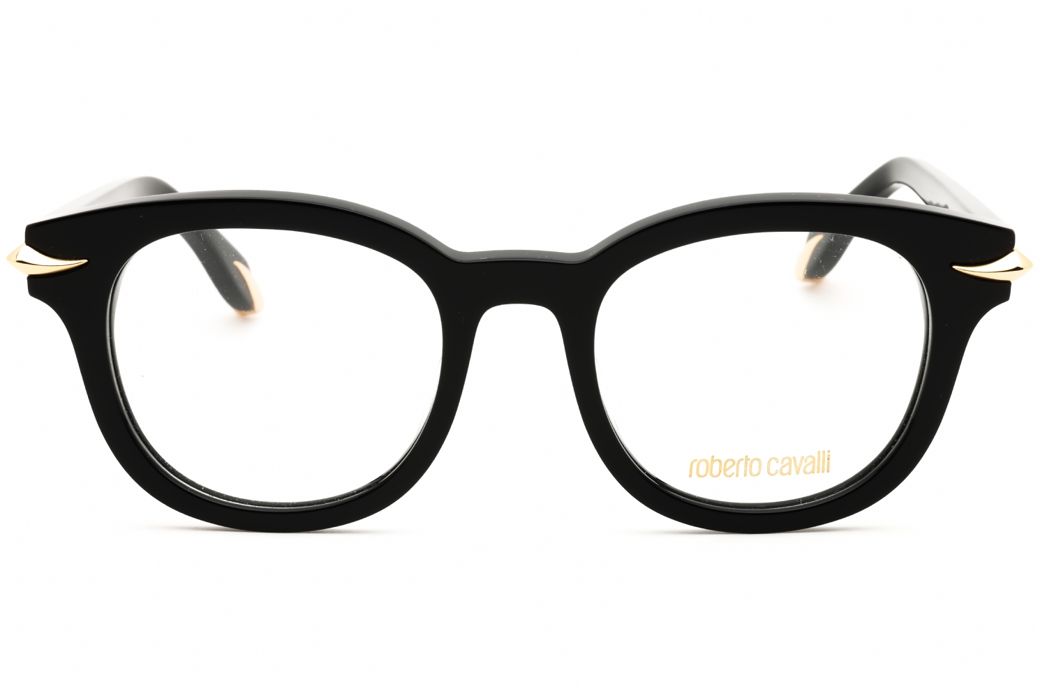 Roberto Cavalli VRC044M - Shiny Black, Acetate, Round frame