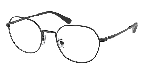 COACH HC5141 - Satin Black, Metal, Round frame