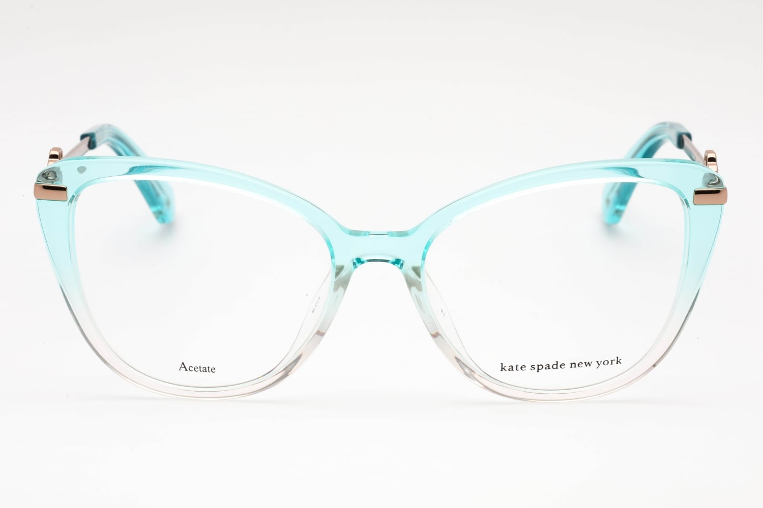 Kate Spade FLAVIA - Green Pink, Mixed Materials, Cat Eye frame