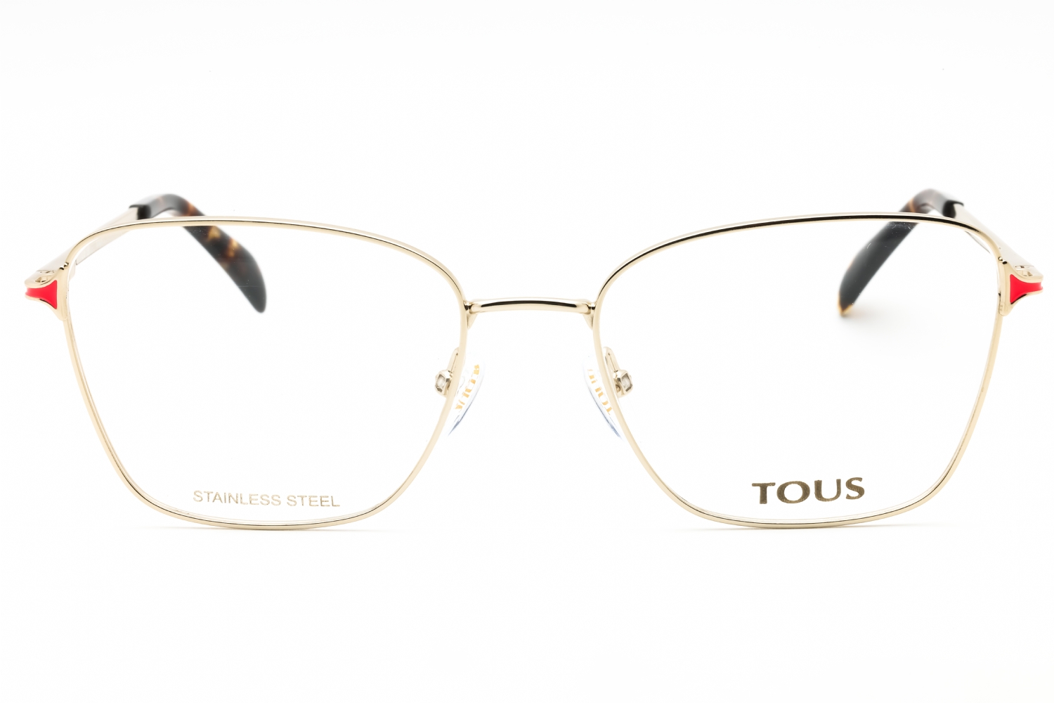 Tous VTO449 - Shiny Light Gold+yellow, Metal, Cat Eye frame