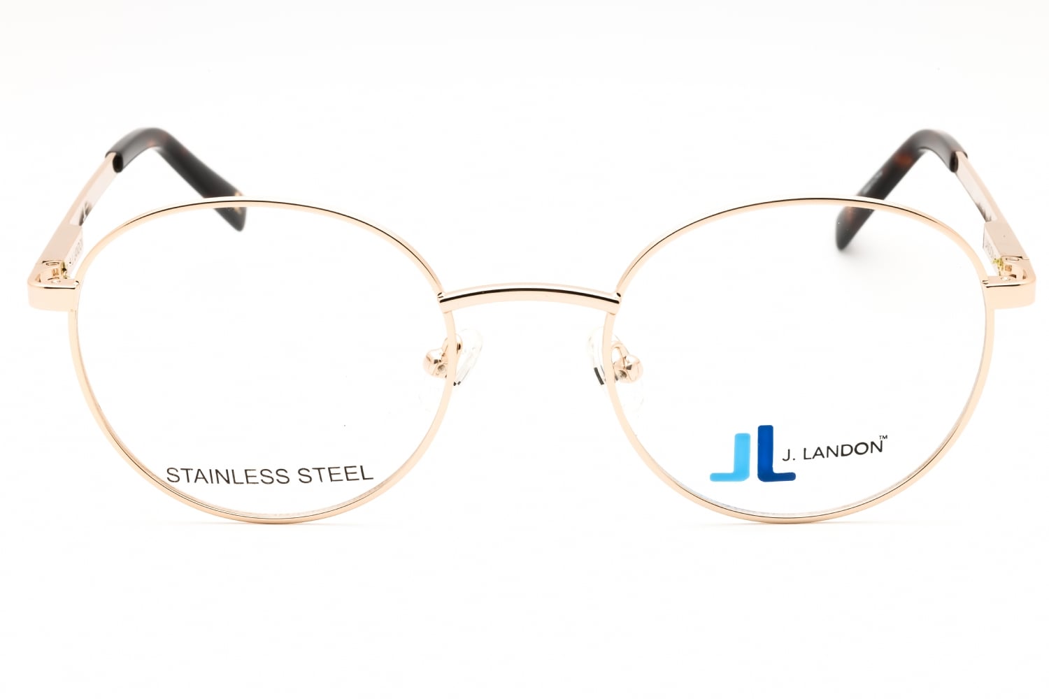J. Landon JL1014 - Pale Gold, Metal, Round frame