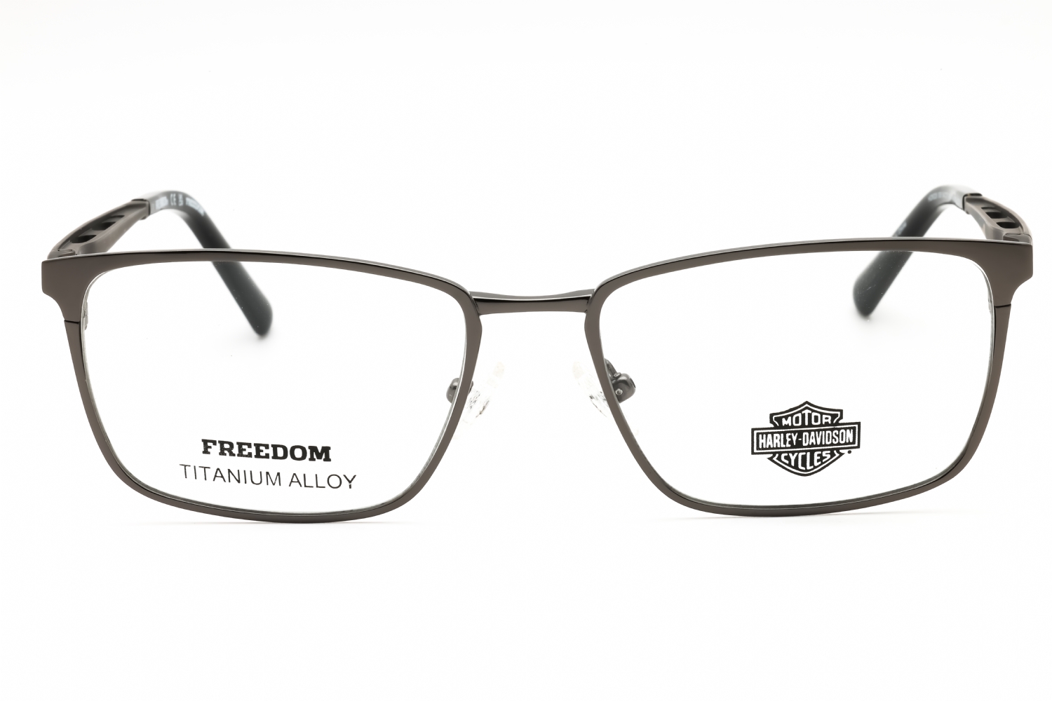 Harley Davidson HD9028 - Matte Gunmetal, Titanium, Rectangle frame
