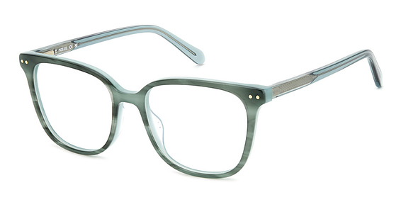 Fossil FOS 7183 - Green Hrn, Acetate, Rectangle frame