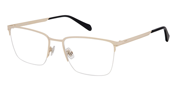 Fossil FOS 7216/G - Light Gold, Metal, Rectangle frame