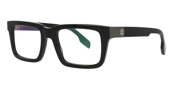 Canada Goose GC25609E - Black, Plastic, Rectangle frame