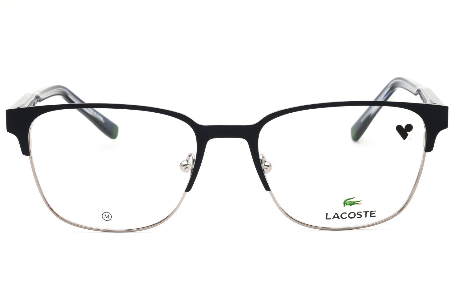 Lacoste L2304 - Matte Blue, Metal, Rectangle frame