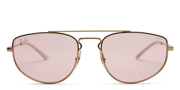 Ray-Ban RB3668 - Gold, Metal, Aviator frame