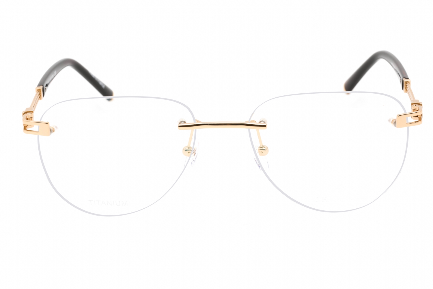 Charriol PC75095 - Shiny Gold, Titanium, Rimless frame
