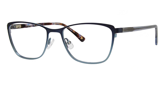 Liz Claiborne L 471 - Black Gold, Stainless Steel, Rectangle frame